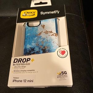 New! OtterBox Apple iPhone 12 Mini Symmetry Series Case - Seas the Day